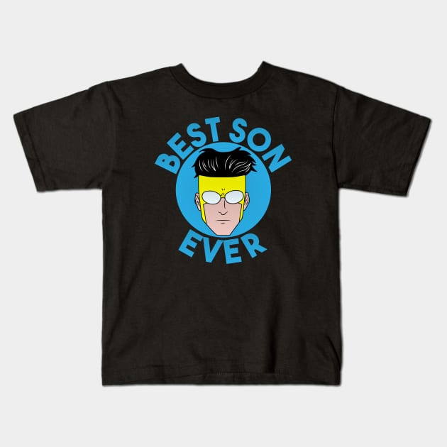 Best son ever Kids T-Shirt by carloj1956